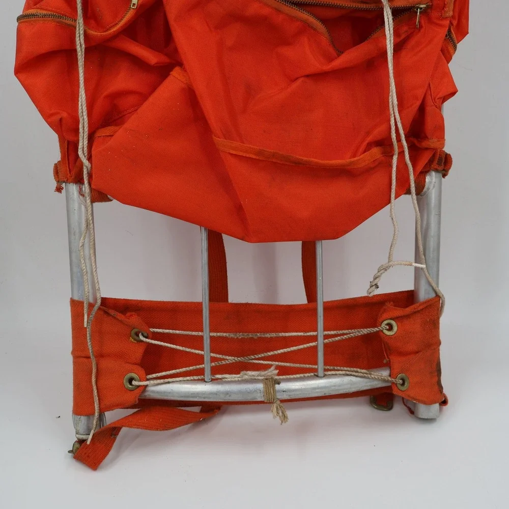 Comet American‎ Camper External Frame Backpack Unisex Large Orange Vintage Japan